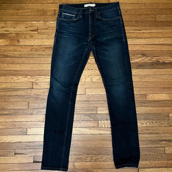 Artisan de Luxe Tapered Regular Fit Denim Blue Jeans Men’s Size 29 - Picture 10 of 13